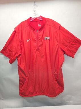 Nike UNLV 1/4 Zip Short Sleeve Pullover Shirt Mens 3XL